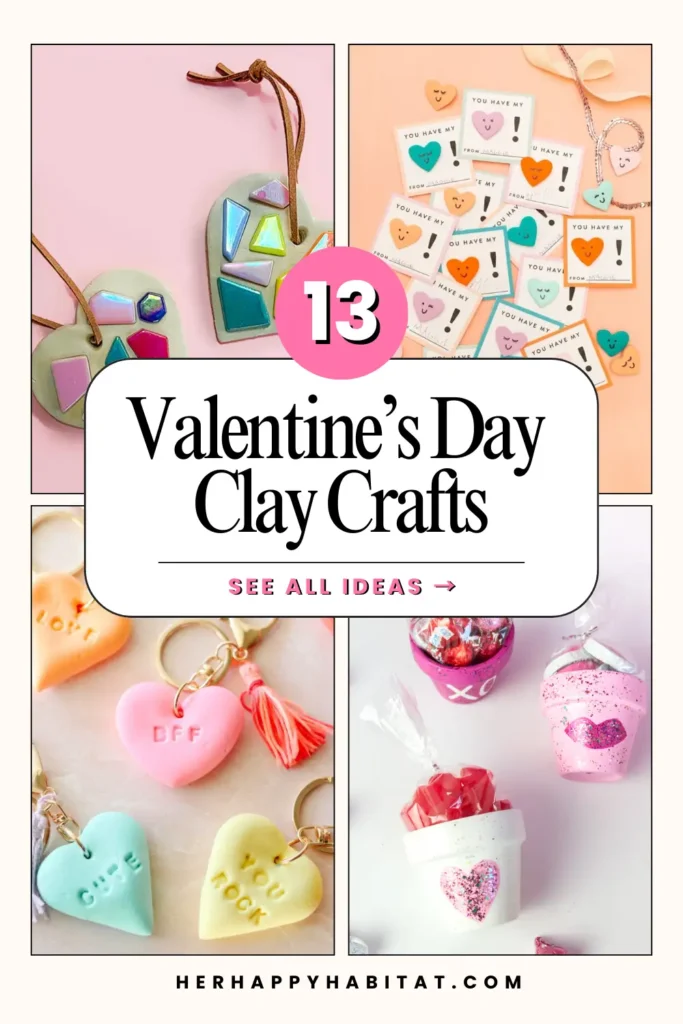 Valentine’s Day Clay Crafts