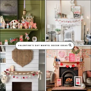 Valentine's Day Mantel Decor Ideas