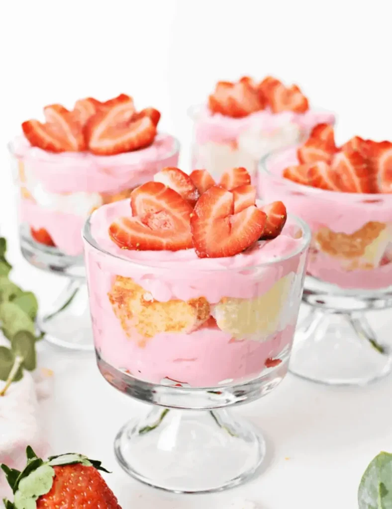 Valentine's Day Mini Berry Trifle