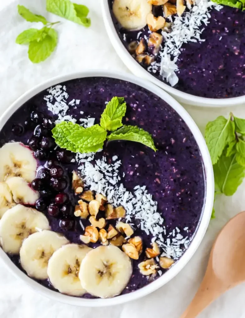 Blueberry Mint Smoothie Bowl