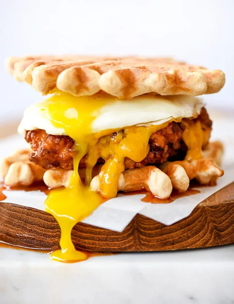 Chicken and Waffles Sliders. slider recipes