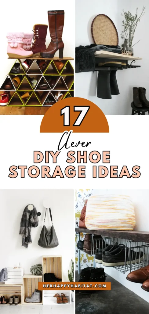 Clever DIY Shoe Storage Ideas