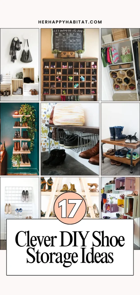 Clever DIY Shoe Storage Ideas