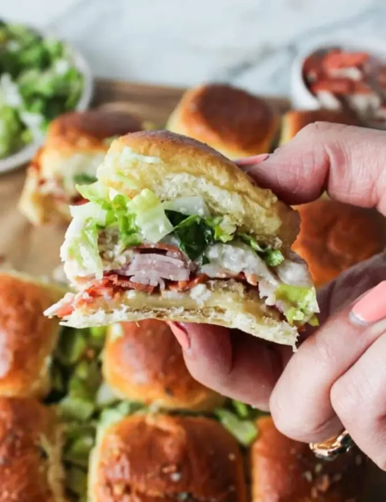 Crazy Good Chopped Italian Sliders