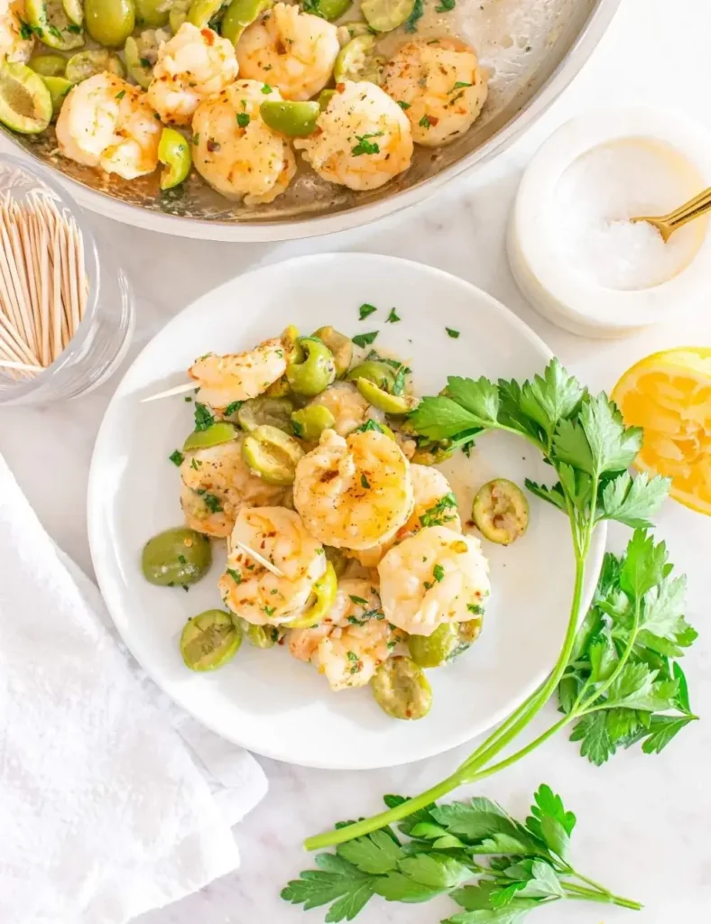 Dirty Martini Shrimp. valentine's day appetizers