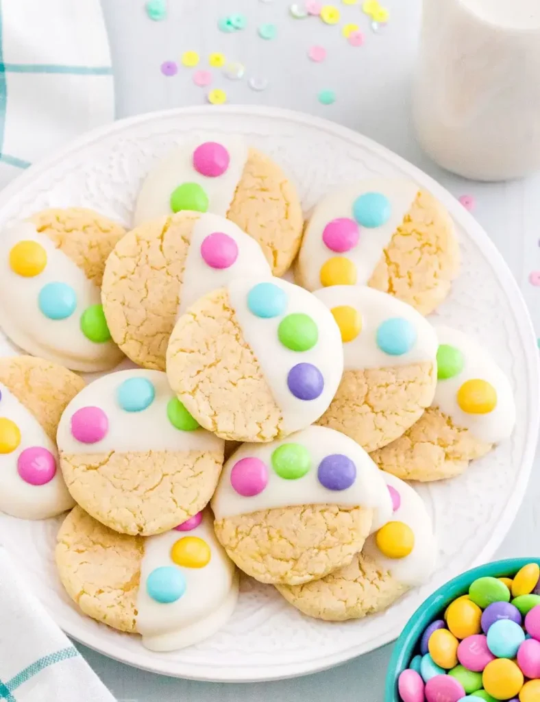 Easter Cake Mix Cookies