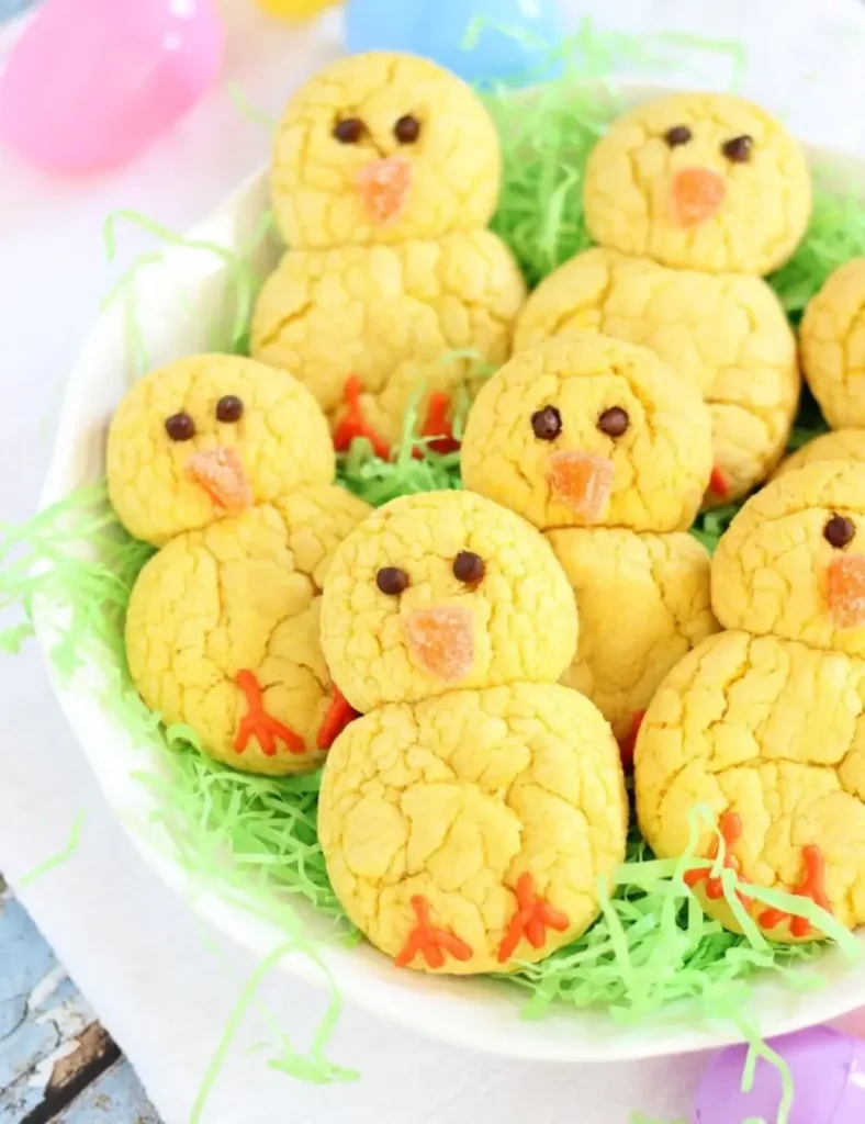 Easter Chicks Lemon Cookies