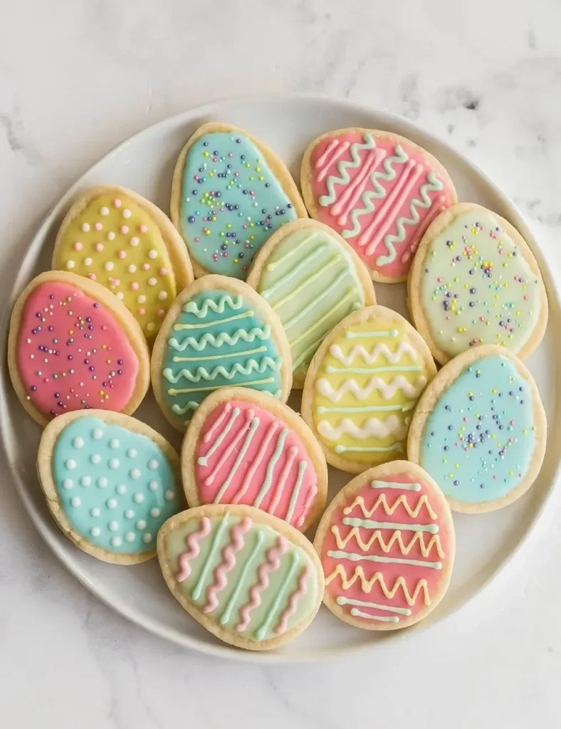 Easter Egg Sugar Cookies. Easter Cookies