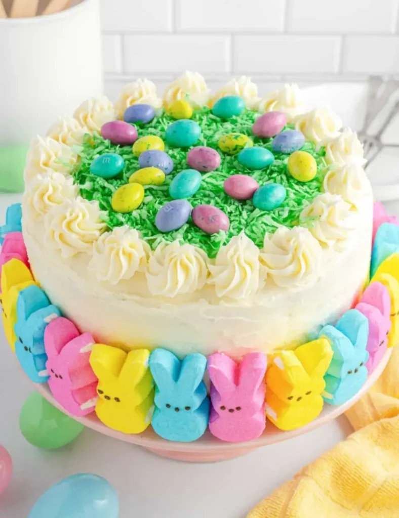 Easter Peep Cake. Easter Cake Recipes