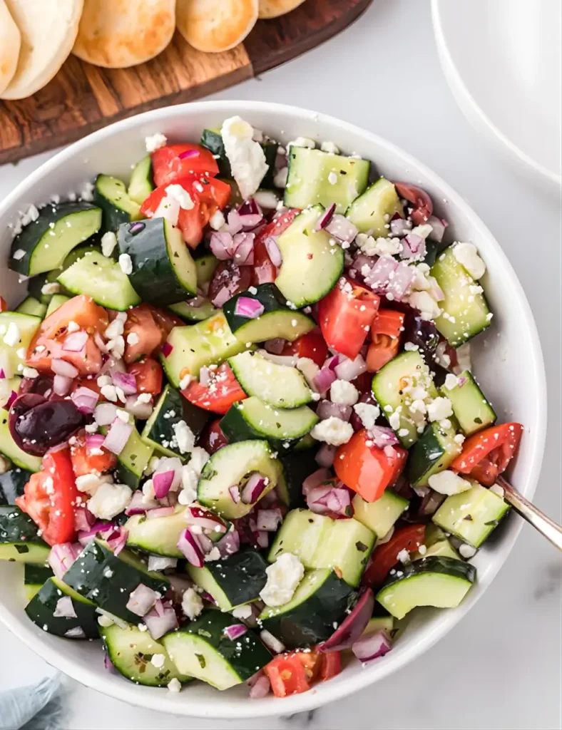 Greek Cucumber Tomato Salad