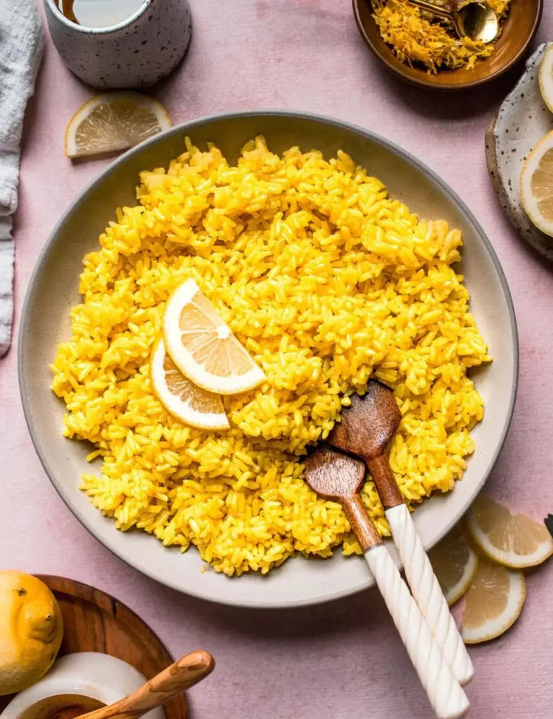 Greek Lemon Rice. Greek Side Dishes