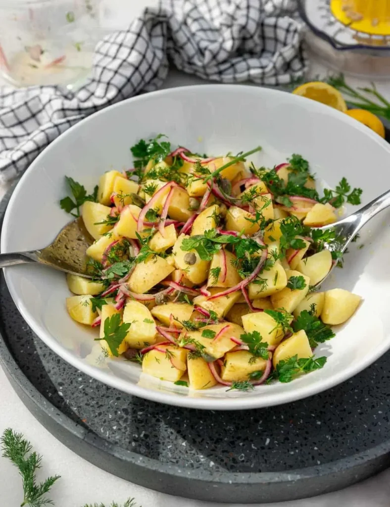 Greek potato salad. Greek Side Dishes