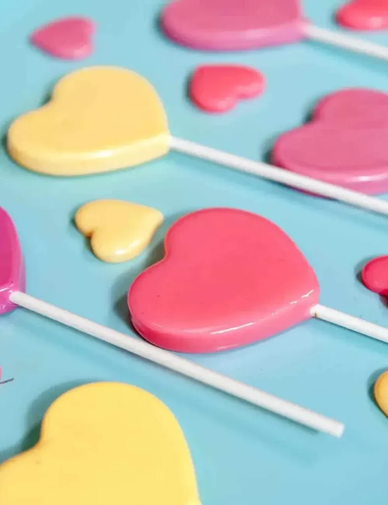 Heart-Shaped lollies