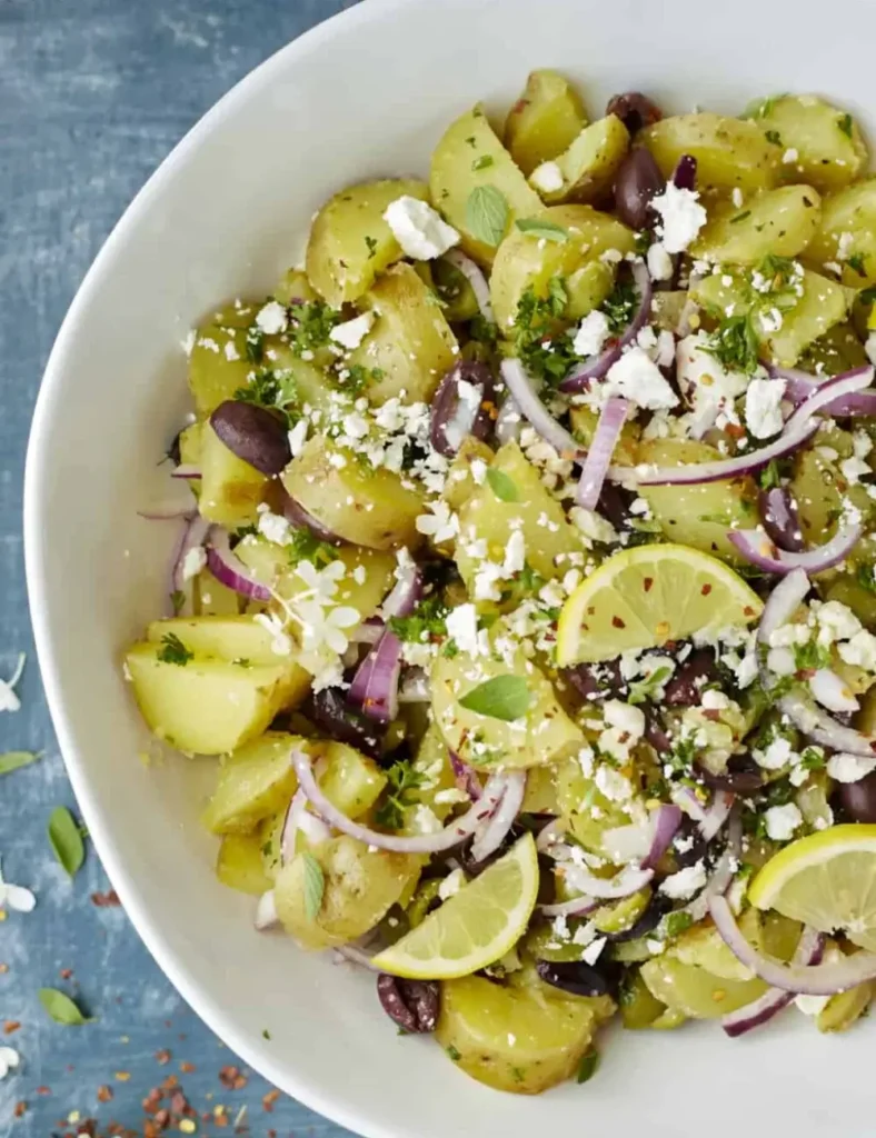 Lemon Greek Potatoes. Greek Side Dishes