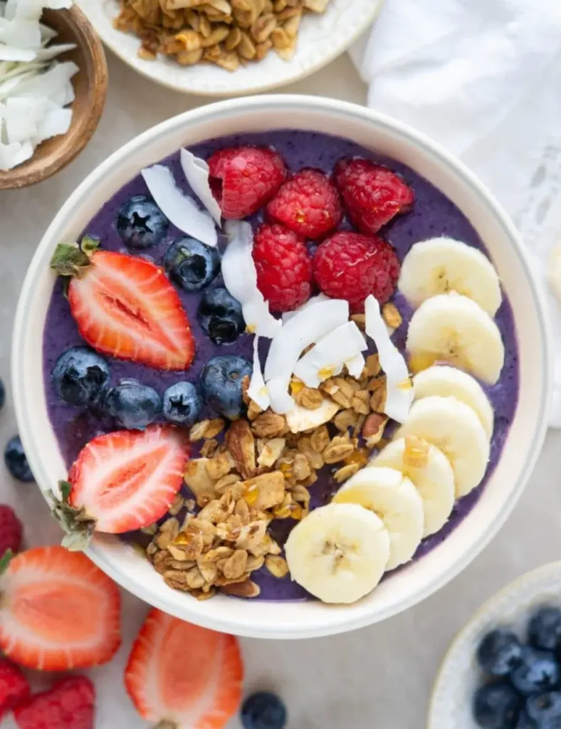 Protein Berry Smoothie Bowl. healthy smoothie bowl recipes