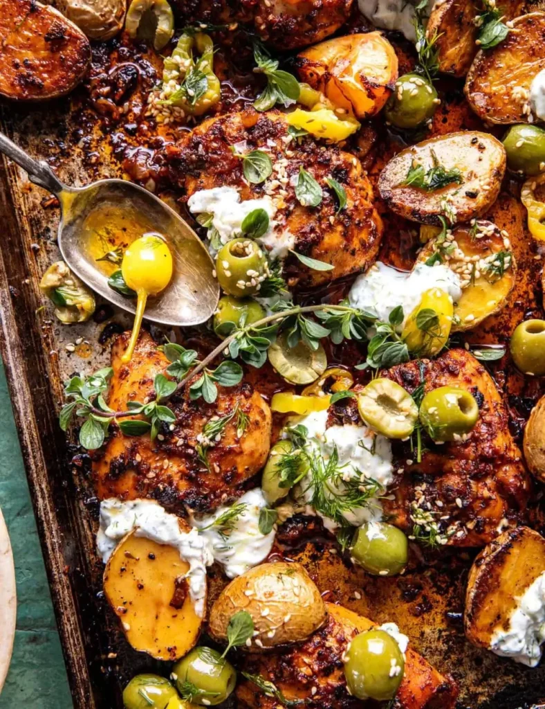 Sheet Pan Lemon Balsamic Chicken and Potatoes