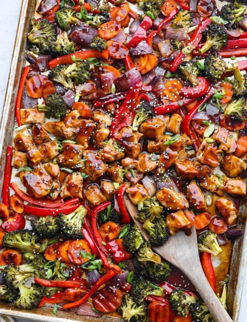 Sheet Pan Teriyaki Chicken With Vegetables