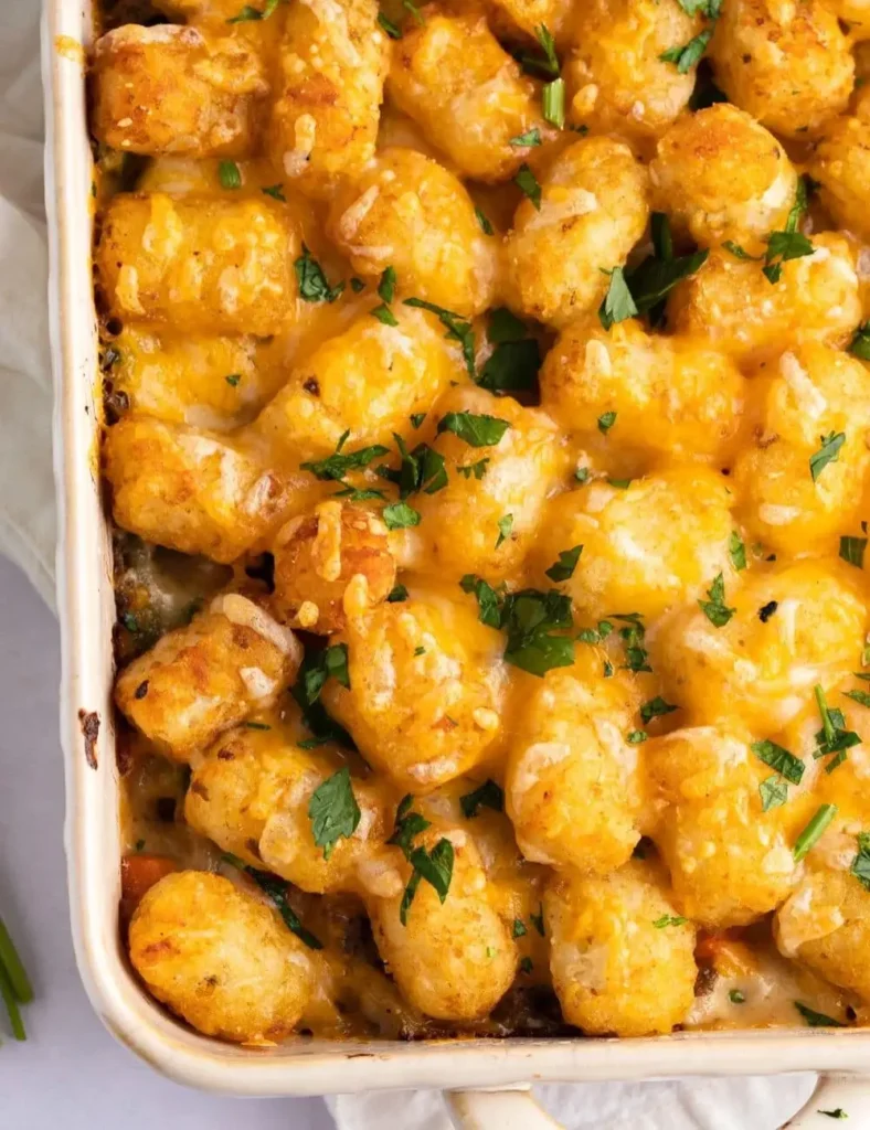 Tater Tot Casserole Recipe. best potato side dishes