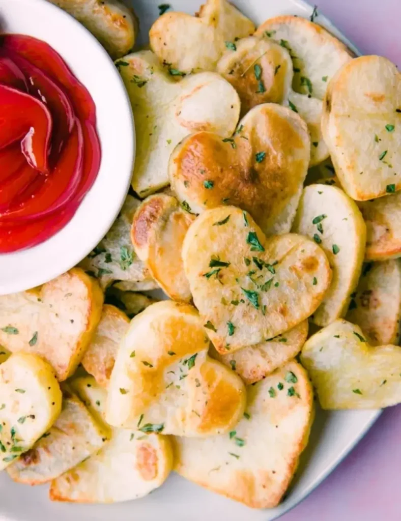 Valentine’s Day Roasted Potato Hearts