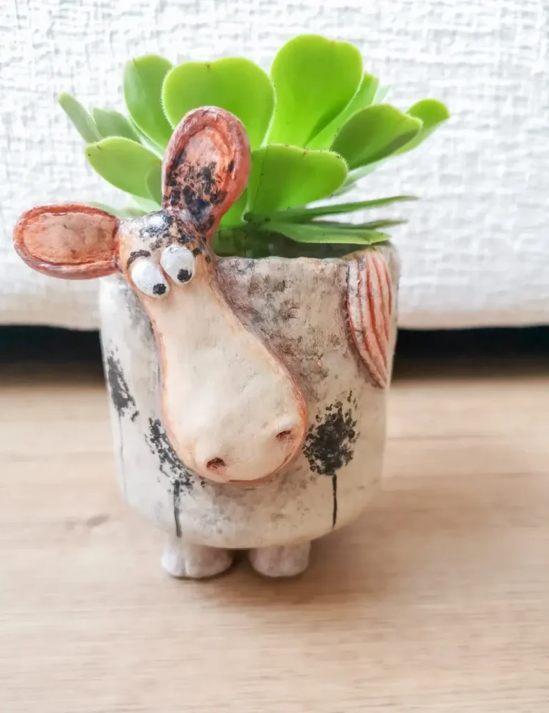 Air Dry Clay Plant Pot Ideas