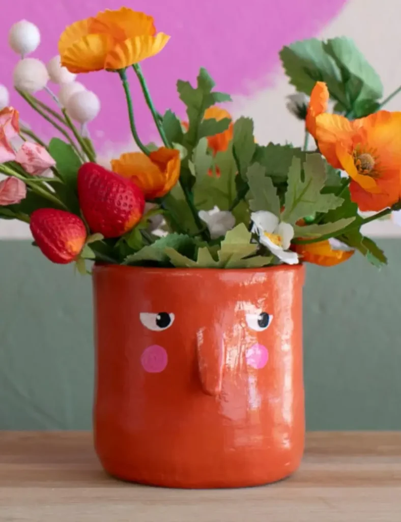 Air Dry Clay Plant Pot Ideas