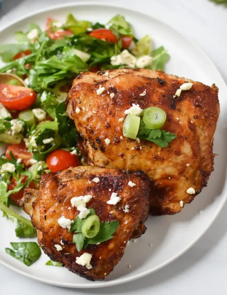 Air Fryer Mediterranean Chicken Thighs