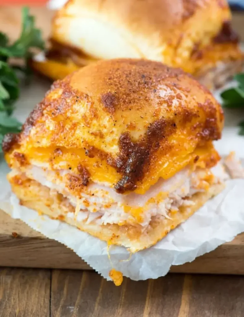 BBQ Turkey Cheddar Sliders