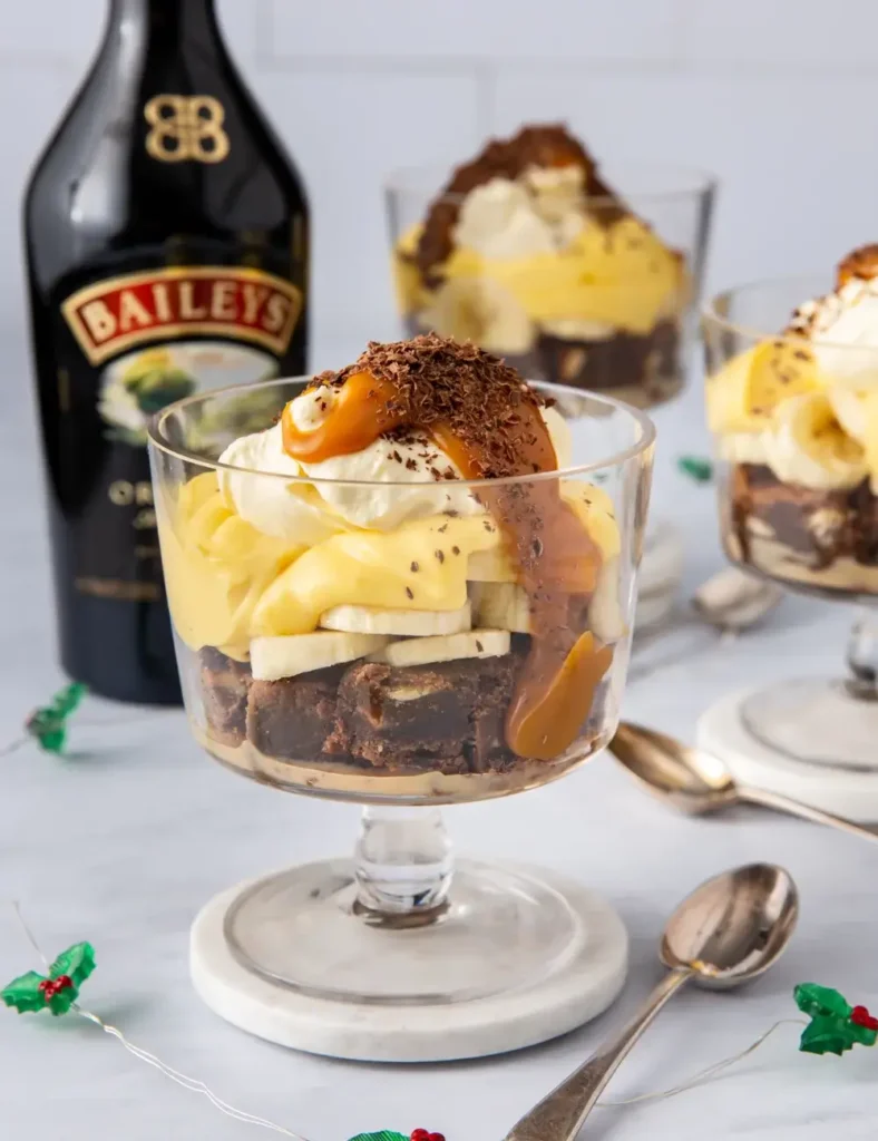 Baileys Banana Chocolate Trifle