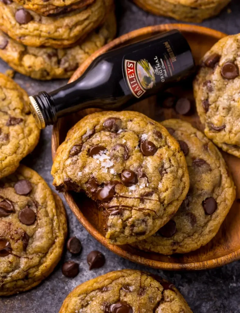 Baileys Irish Cream Chocolate Chip Cookies
