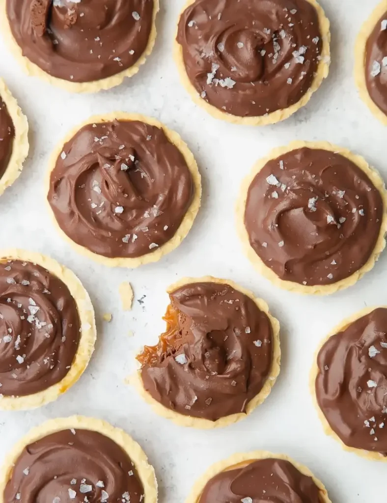 Baileys salted caramel mini chocolate tarts