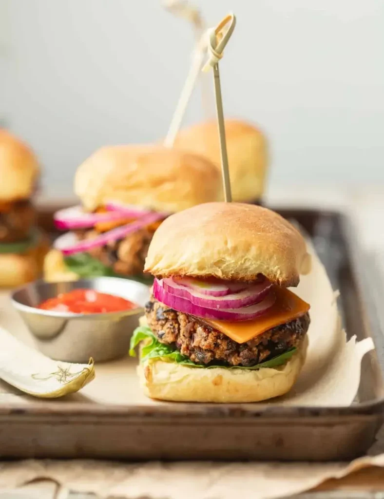 Barbecue Black Bean Vegan Sliders