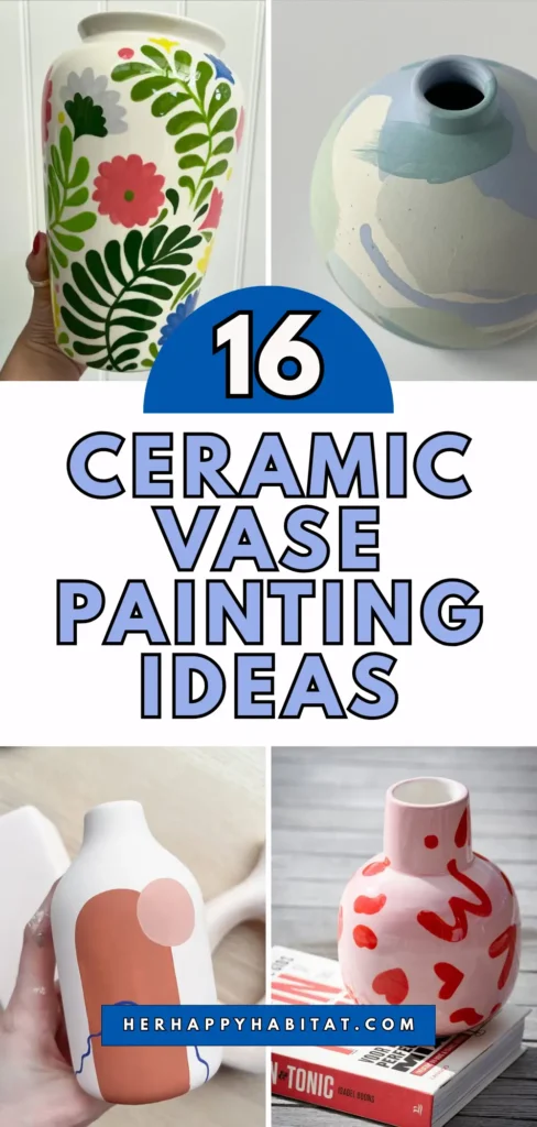 Ceramic Vase Painting Ideas