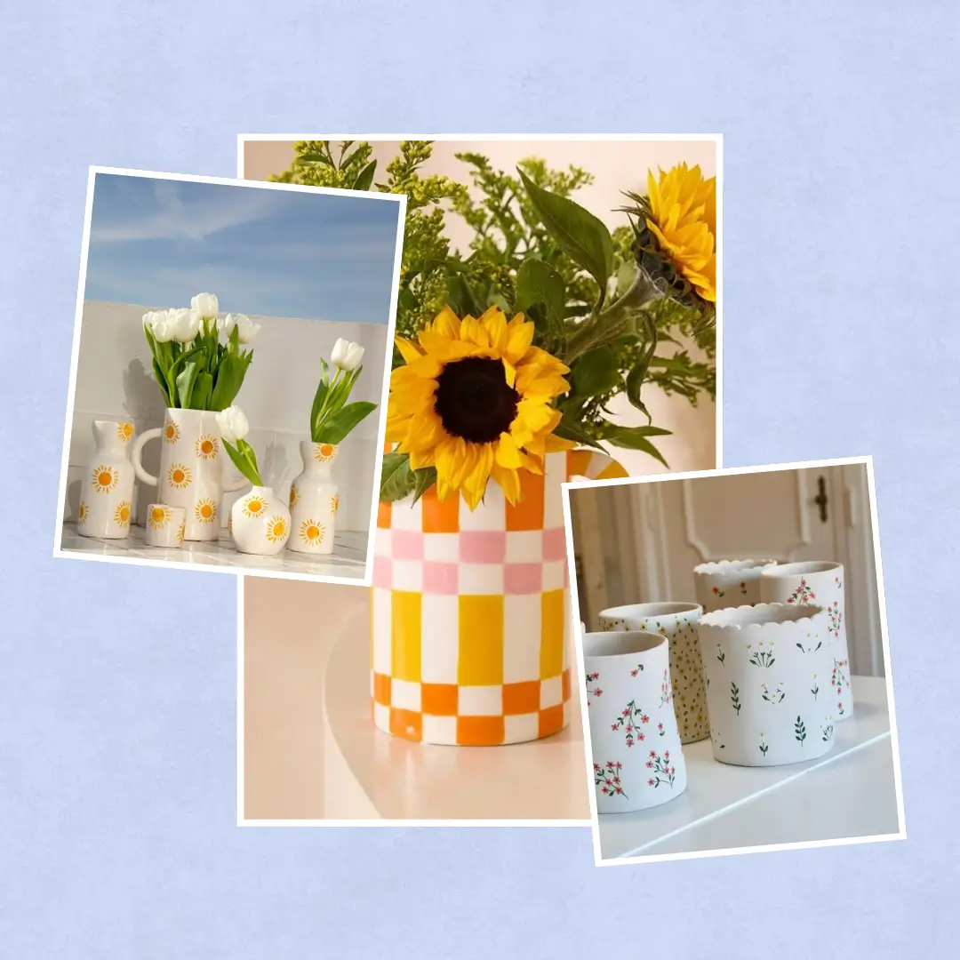 Ceramic Vase Painting Ideas