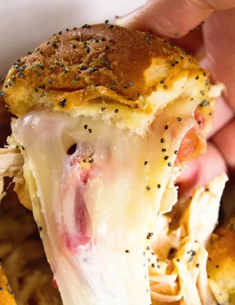 Cheesy Bacon Turkey Sliders