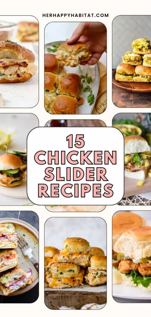 Chicken Slider Recipes