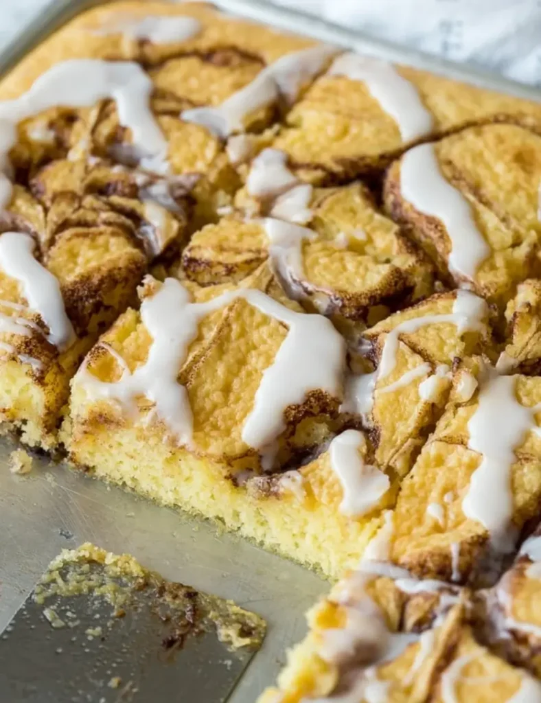 Cinnamon Roll Sheet Cake