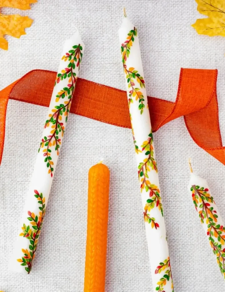 DIY Candle Painting Ideas