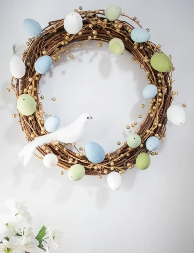 DIY Easter Egg Wreath