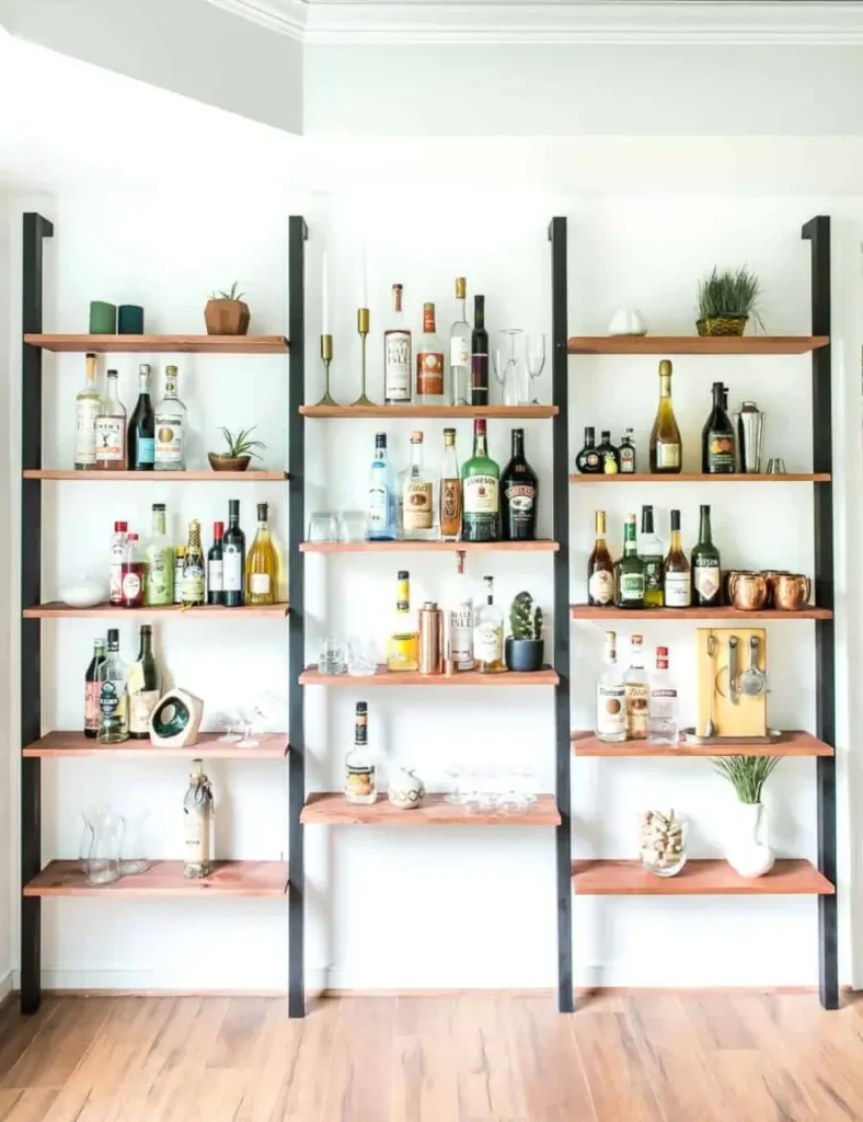 Diy Bar Shelf Ideas