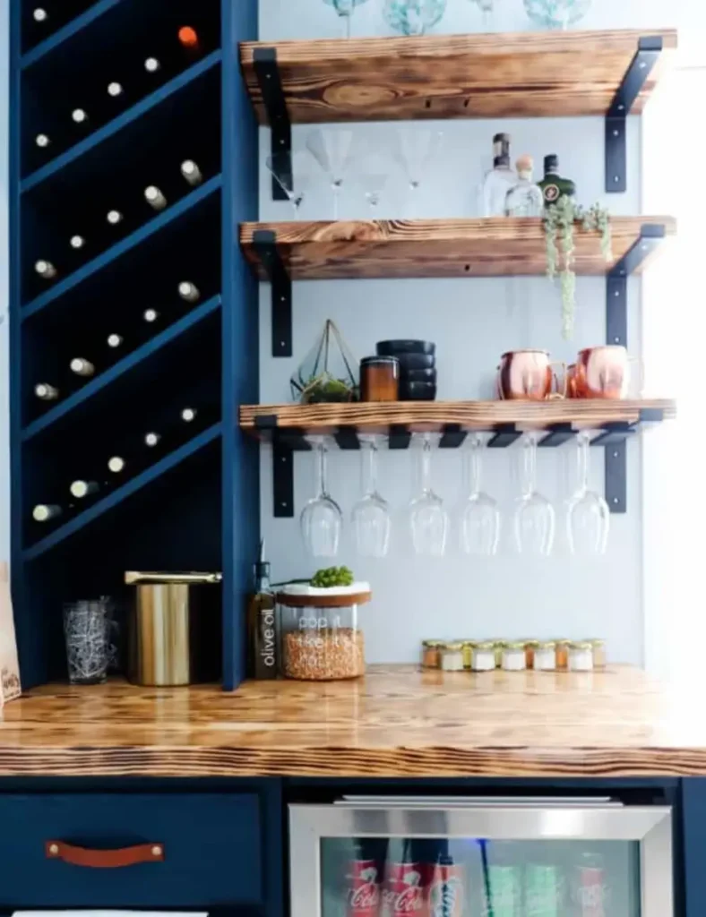 Diy Bar Shelf Ideas