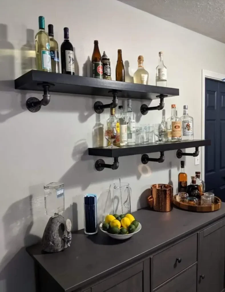 Diy Bar Shelf Ideas