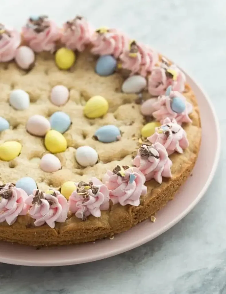 Easter Mini Egg Cookie Cake Recipe + VIDEO