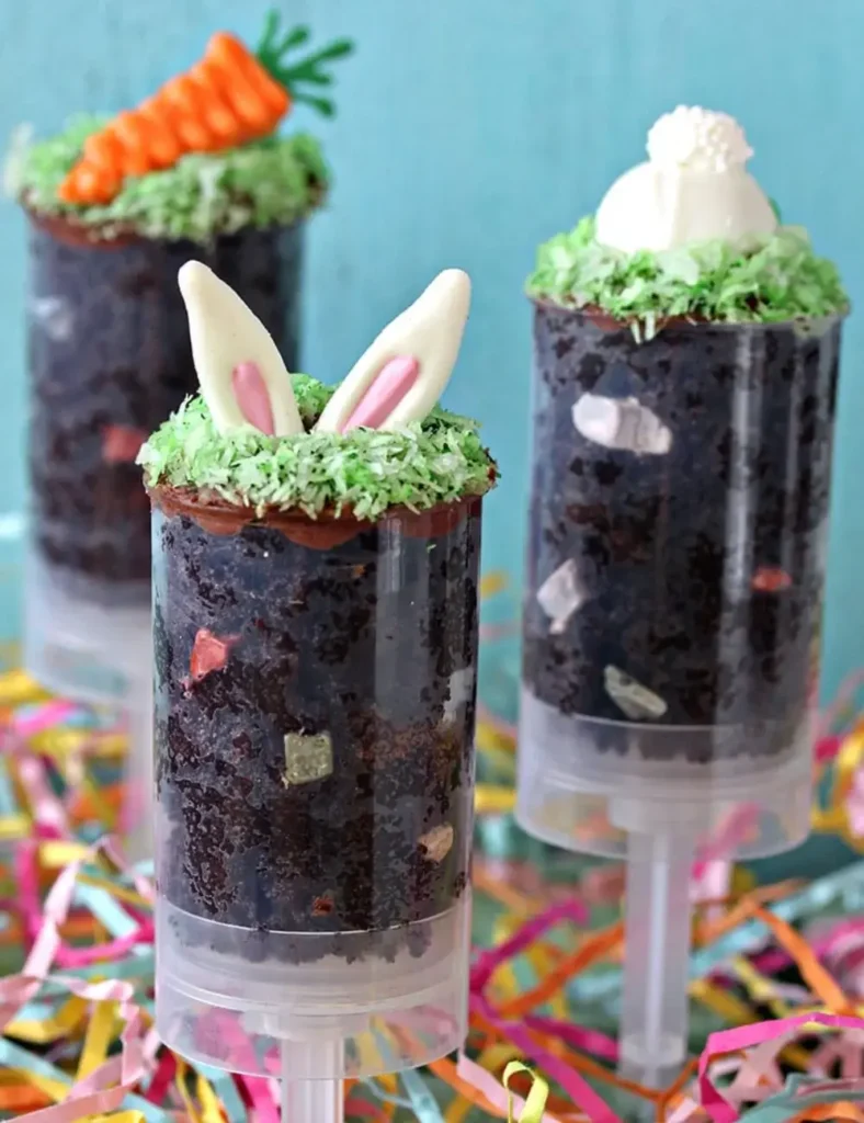 Easter Push-Up Pops. easter desserts