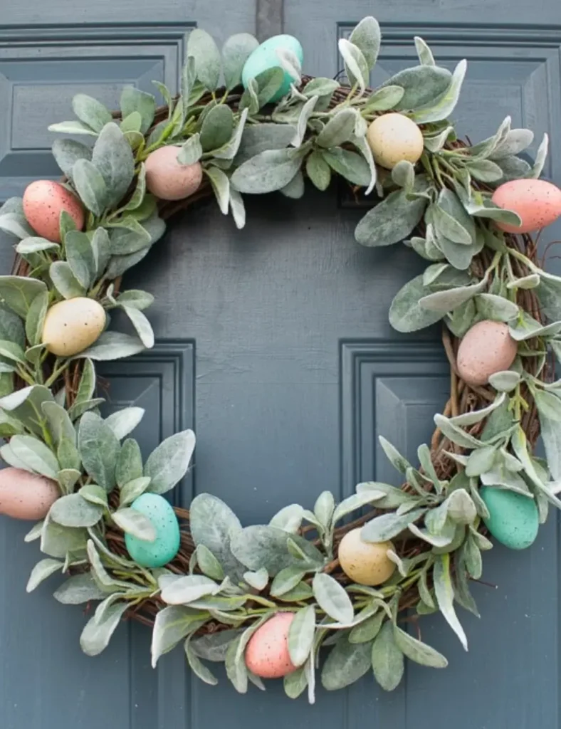 Easy DIY Easter Wreath