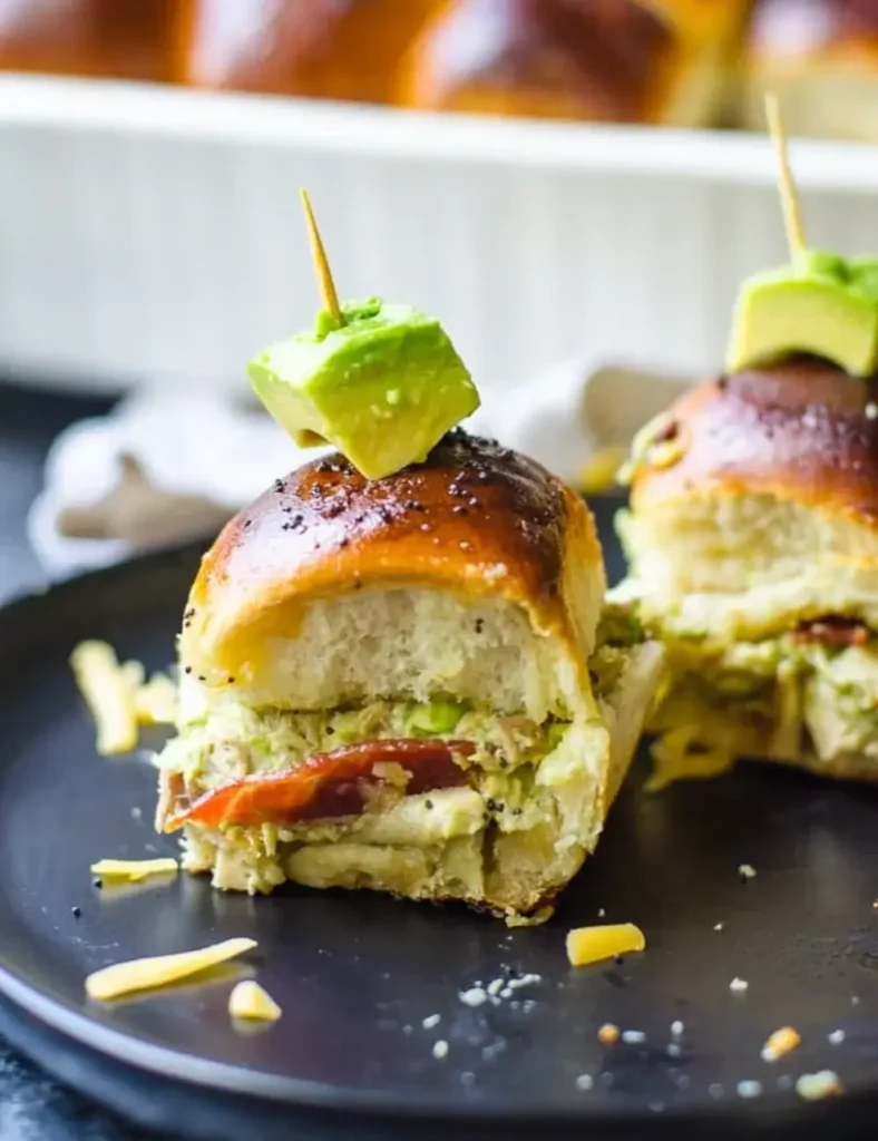 Easy Hawaiian Roll Turkey Sliders with Bacon