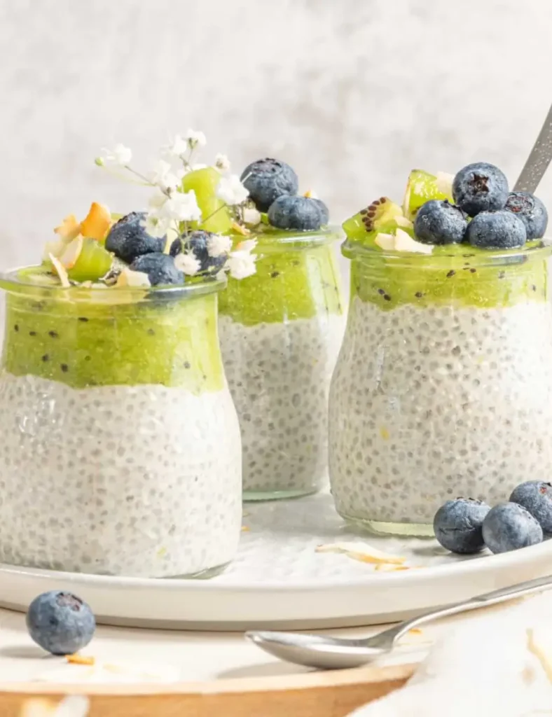 Easy Kiwi Chia Pudding
