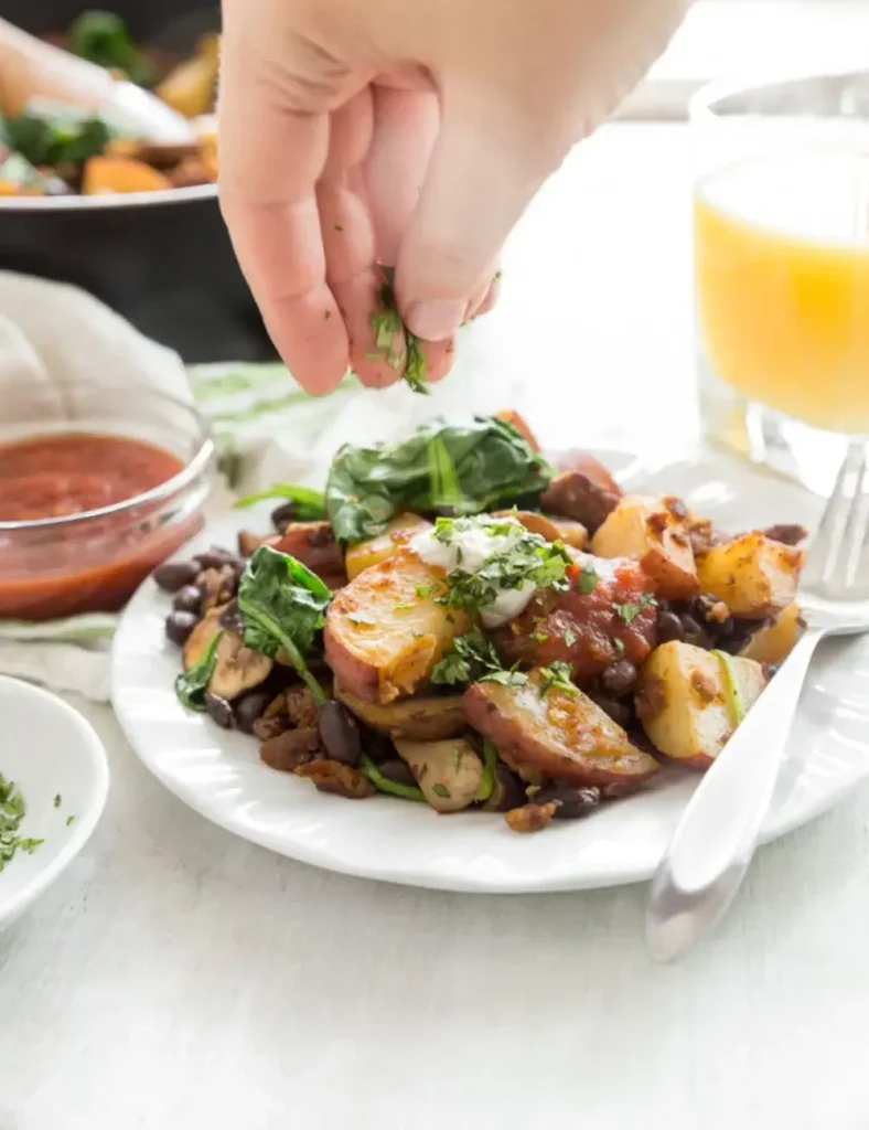 Easy Vegan Hash. vegan breakfast recipes