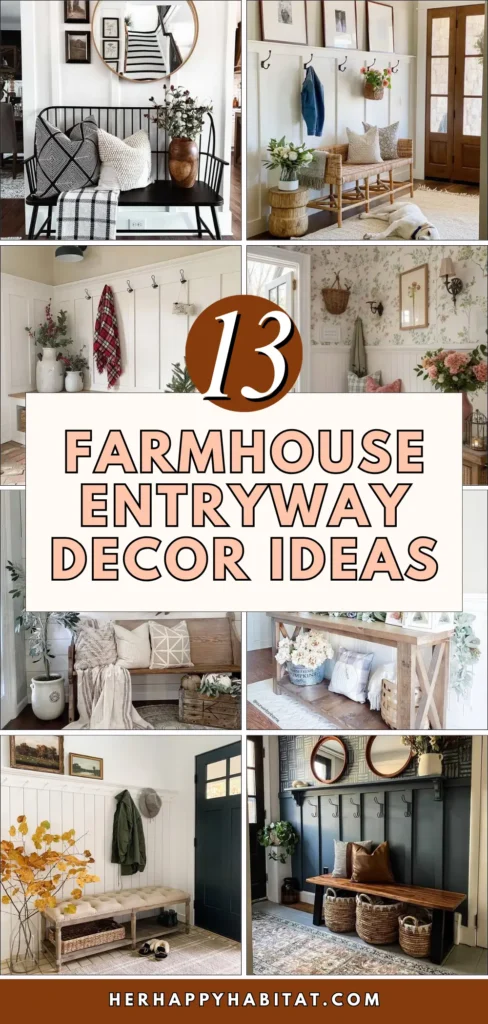 Farmhouse Entryway Decor Ideas