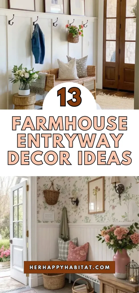 Farmhouse Entryway Decor Ideas