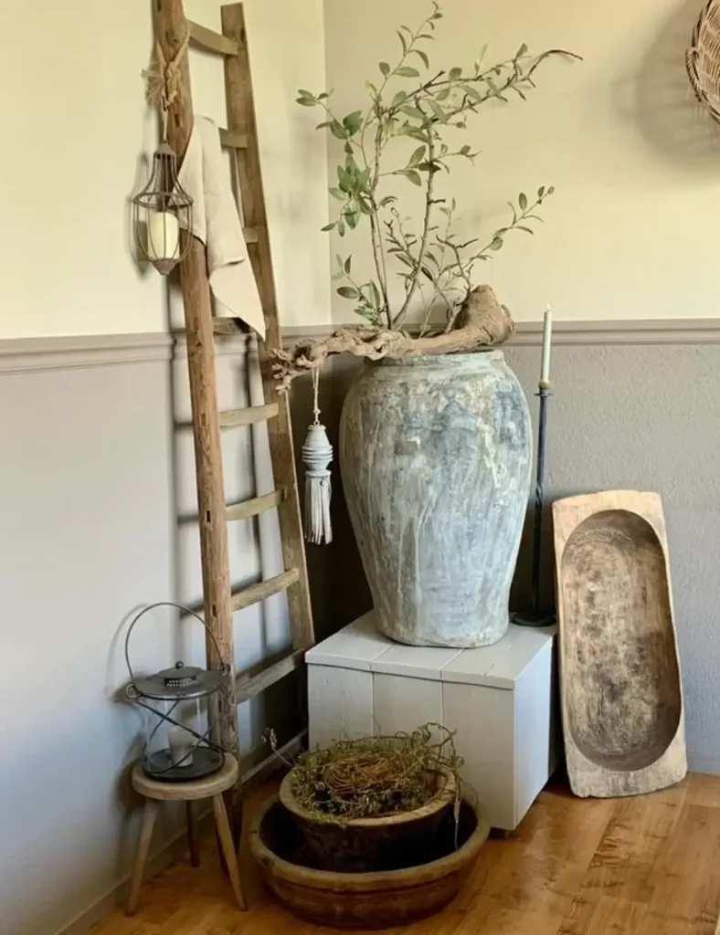 Farmhouse Ladder Decor Ideas